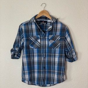 Airwalk | Plaid button up shirt size 10/12